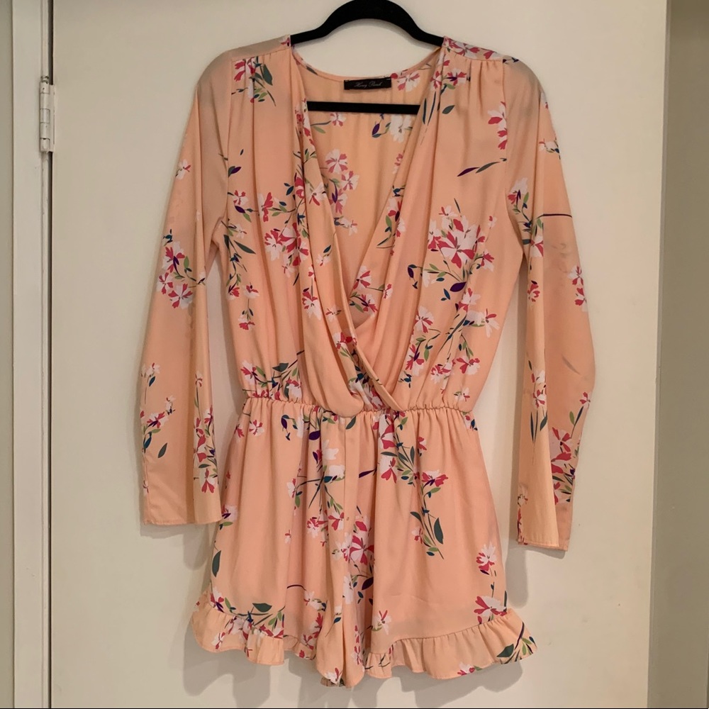 Honey Punch floral romper